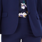 Blazer feminino sem gola elástica Nine West, azul, tamanho 12