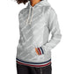 Moletom com capuz Champion feminino com estampa de logotipo Heritage, cinza, tamanho X-S