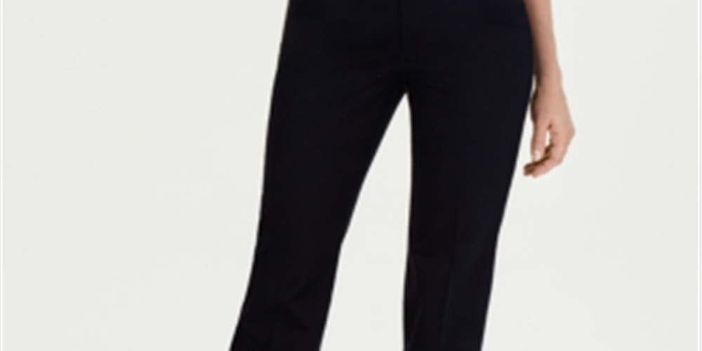 Calça feminina Charter Club com controle de barriga, azul-marinho, tamanho 16