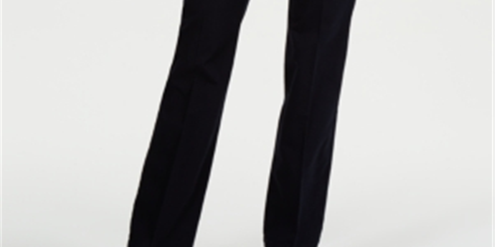 Calça feminina Charter Club com controle de barriga, azul-marinho, tamanho 16