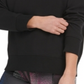 Moletom feminino DKNY Sport Logo, preto, tamanho pequeno