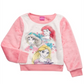 Moletom Princesas Disney Little Girls Rosa Tamanho 5