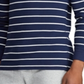 Camisa de pijama listrada waffle masculina Polo Ralph Lauren azul tamanho pequeno