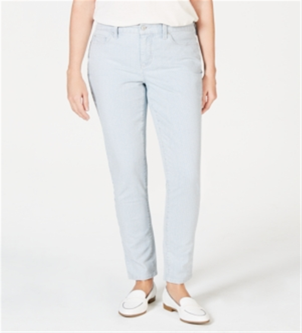 Calça jeans skinny feminina Charter Club Bristol Tummy Control, azul, tamanho 6