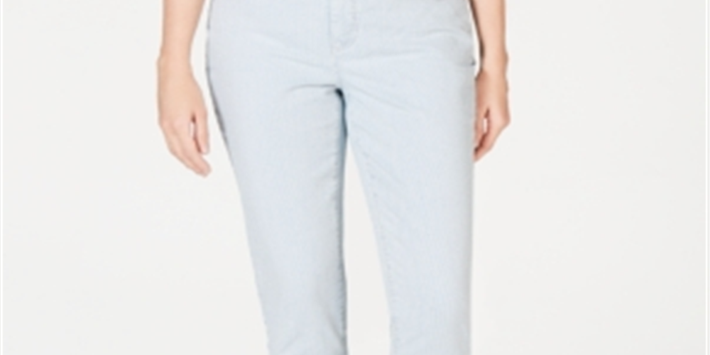 Calça jeans skinny feminina Charter Club Bristol Tummy Control, azul, tamanho 6
