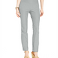 Calça feminina Charter Club Cambridge Tummy Control Slim Leg, cinza, tamanho 12P