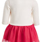 Vestido tutu infantil First Impressions com laço e tule, tamanho vermelho, 18 meses
