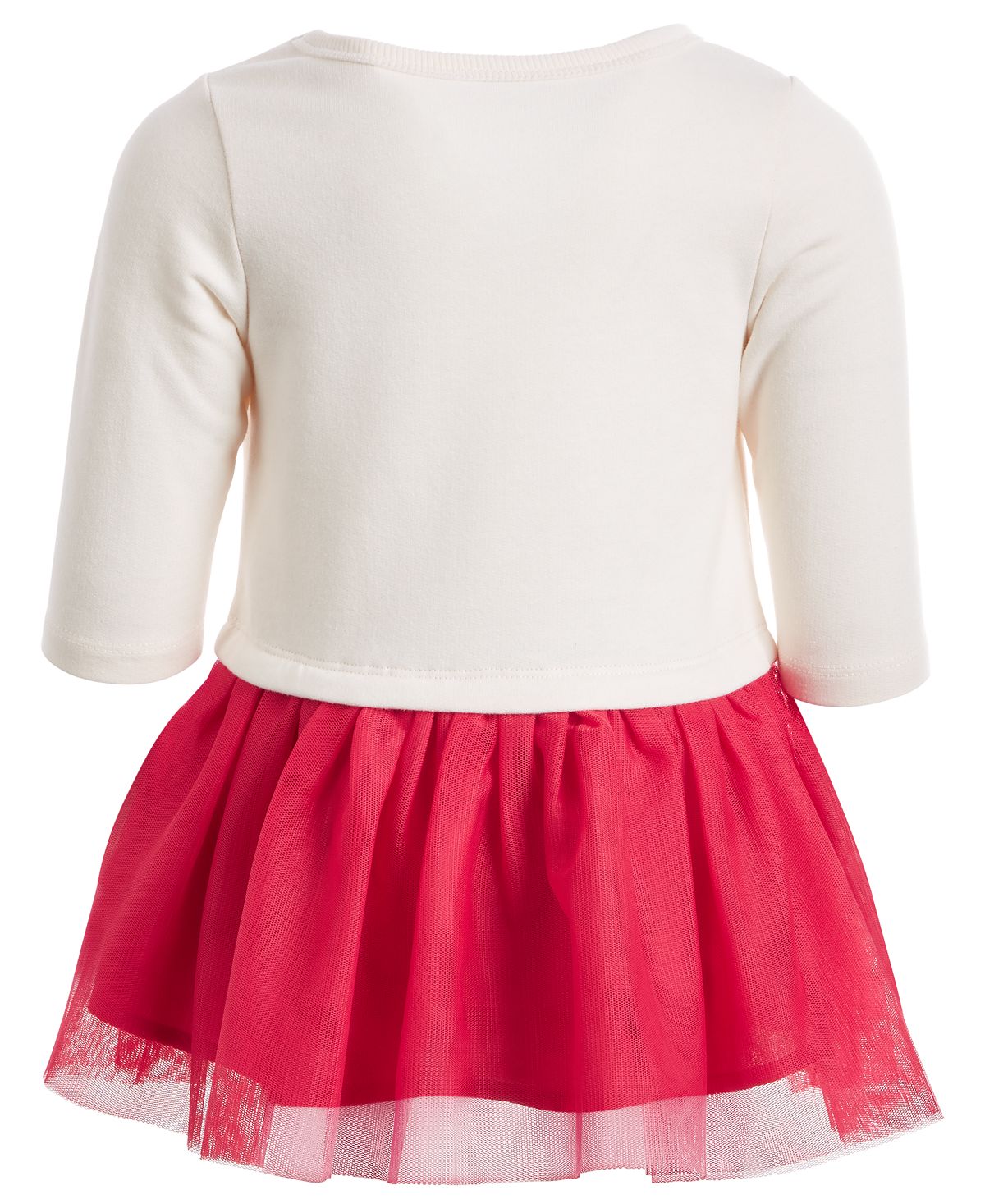 Vestido tutu infantil First Impressions com laço e tule, tamanho vermelho, 18 meses