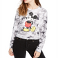 Blusa com estampa gráfica do Mickey Mouse Tie Dye da Disney Junior, vermelha, tamanho P