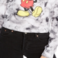 Blusa com estampa gráfica do Mickey Mouse Tie Dye da Disney Junior, vermelha, tamanho P