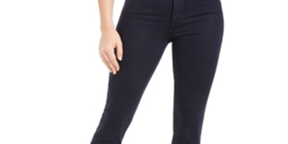 Calça jeans skinny com revestimento Guess feminina 1981, azul, tamanho 29