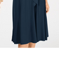 Vestido feminino com cinto MIDI Charter Club, tamanho PP, vinho