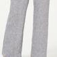 Calça reta feminina Charter Club Plus Linen cinza tamanho 2X