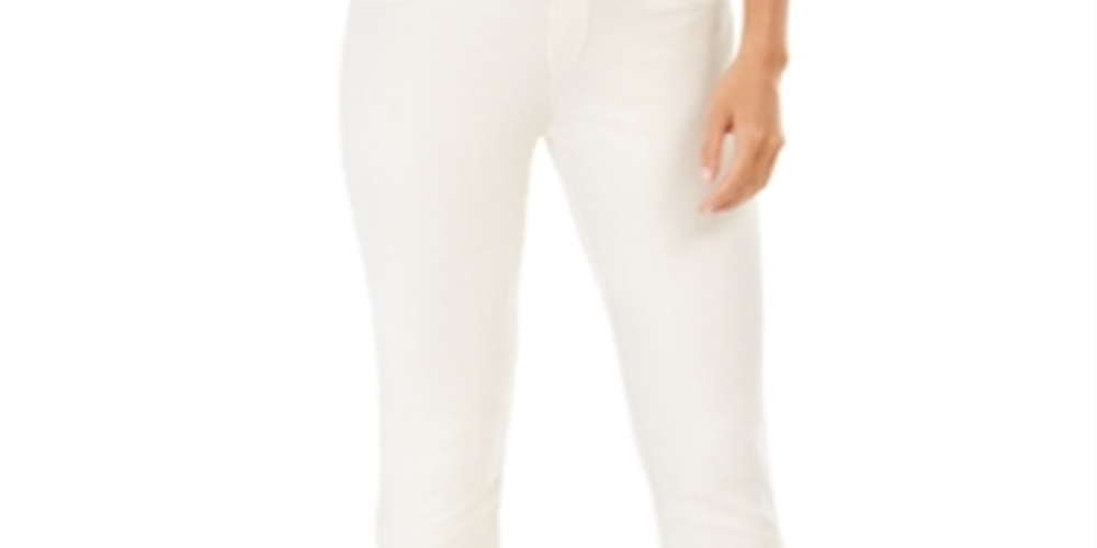 Calça skinny de veludo cotelê feminina Style &amp; Co, marrom, tamanho grande