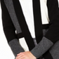 Cardigan feminino de cashmere puro com blocos de cores Charter Club, preto clássico, tamanho pequeno GG