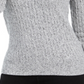 Karen Scott Suéter Feminino de Algodão e Malha Marmorizada, Branco, Tamanho XS