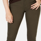 Calça jeans skinny com controle de barriga feminina Style &amp; Co, verde, tamanho 6