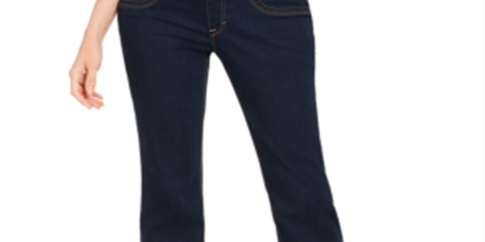 Jeans Bootcut Petite Ella Pull-on da Style &amp; Co., tamanho azul PS