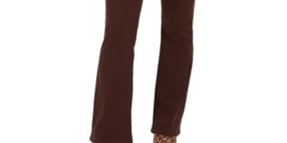 Jeans Bootcut com Controle de Barriga Feminino Style &amp; Co Marrom Tamanho 14X4