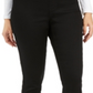 Calças jegging skinny femininas com forro de lã, estilo &amp; co, pretas, tamanho pequeno, extragrande