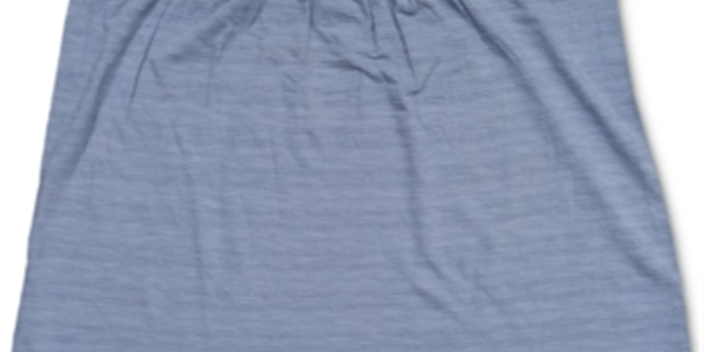 Top feminino estilo &amp; co plus size pointelle linear jacquard com alças bordadas, azul, tamanho 3X