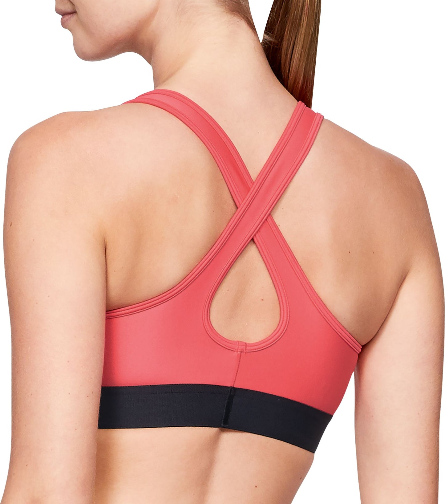 Sutiã esportivo Under Armour Impact Crossback feminino rosa tamanho X-S