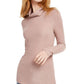 Blusa feminina de gola alta com brilho INC International Concepts, rosa, tamanho extragrande