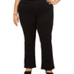 Jeans feminino estilo &amp; co plus size Ella Bootcut preto tamanho 14W
