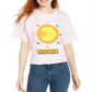 Camiseta gráfica Pac-Man da Mad Engine Juniors, rosa, tamanho GG