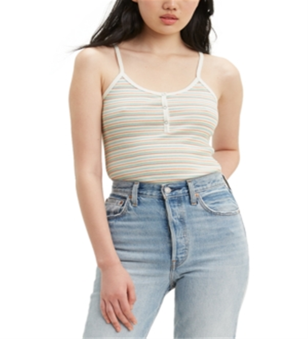 Camiseta Levi's Tiny Tank Feminina Bege Tamanho M