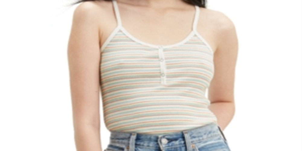 Camiseta Levi's Tiny Tank Feminina Bege Tamanho M