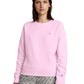 Suéter feminino Champion manga comprida rosa tamanho grande
