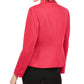 Kasper Feminino Petite Shawl-Collar Single-But Batom Rosa Tamanho 2P
