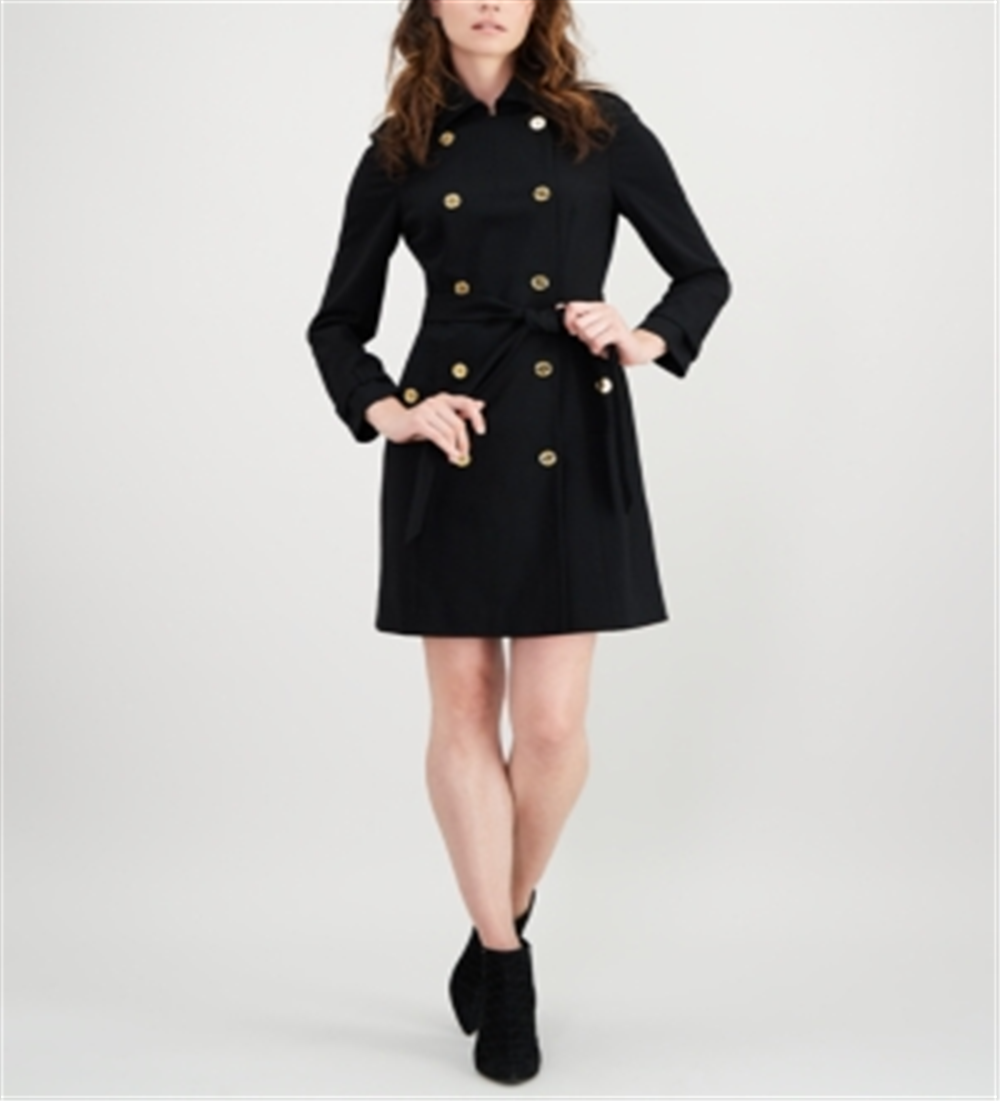 Calvin Klein Vestido Militar Feminino Preto Tamanho 16