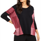 Alfani Poncho Feminino com Acabamento Contrastado Preto Tamanho Grande