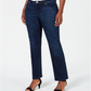 Calça jeans feminina Curvy Fit, perna reta, azul, tamanho 2, da INC International Concepts