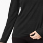 Moletom feminino INC com renda e fita, preto, tamanho pequeno G