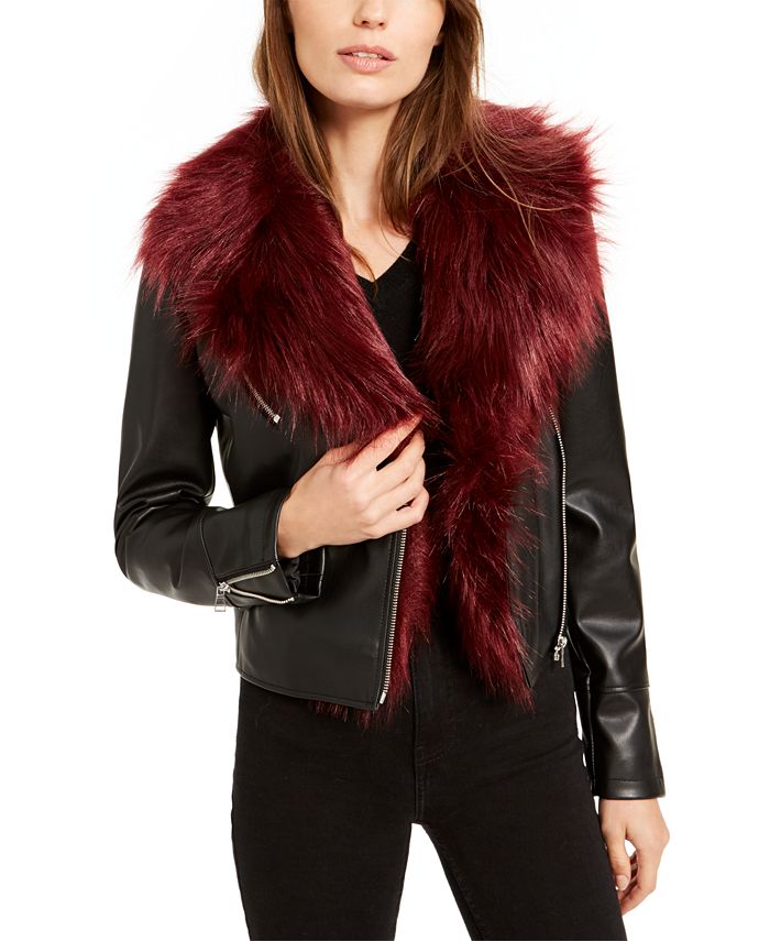 Casaco de couro sintético para motociclista feminino Bar III, preto, tamanho extragrande