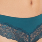 INC Feminino Acabamento em Renda Sólido Diário Hipster Verde Tamanho XX-Grande