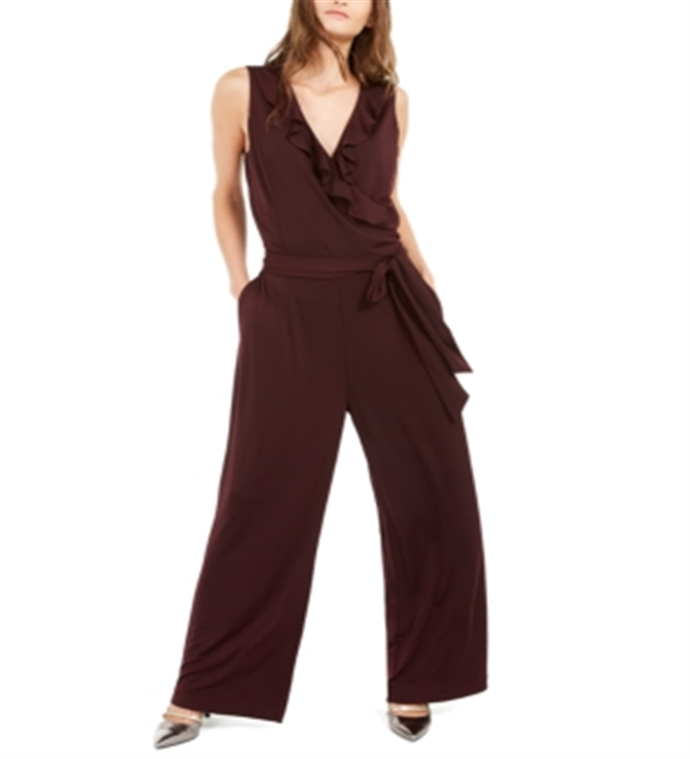 Alfani Feminino Babados JumPetite Terno Roxo Tamanho Petite S