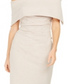 Vestido tubinho com glitter e ombro de fora feminino Vince Camuto, marrom, tamanho 8