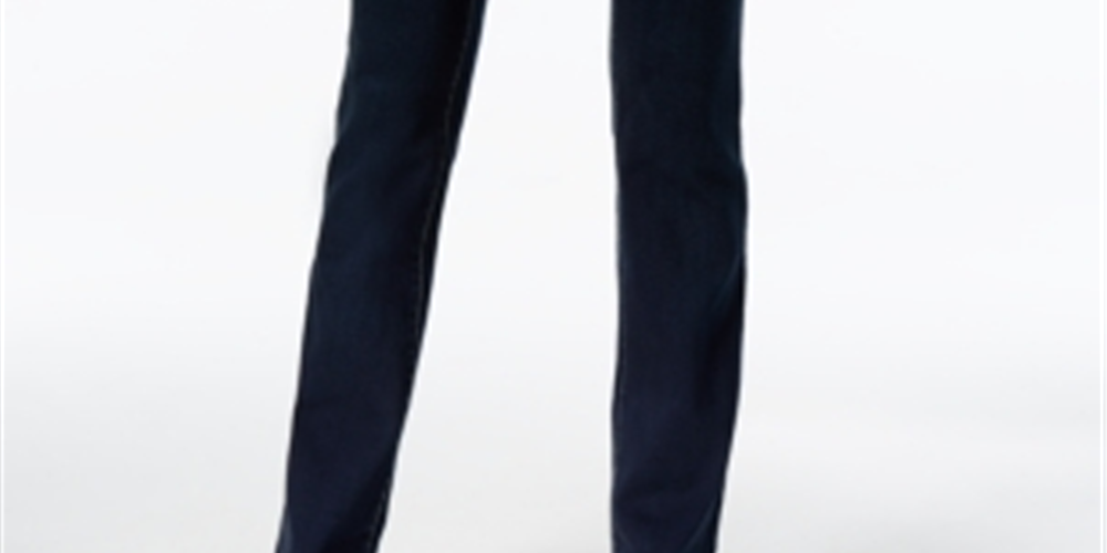 Calça jeans feminina Bootcut com 5 bolsos da INC International Concepts, azul, tamanho 4