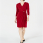 Vestido envelope falso feminino Charter Club Hardware vermelho tamanho X-S