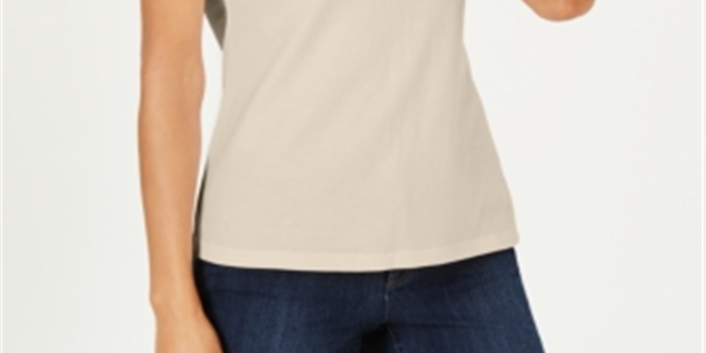 Regata feminina Karen Scott sem mangas com decote em V, marrom, tamanho GG