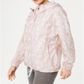 Jaqueta corta-vento feminina Columbia Flash Forward estampada rosa tamanho médio
