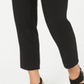 Calça afunilada feminina Style &amp; Co com cós amarrado, preta, tamanho 16