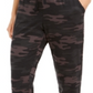 Calça de moletom feminina com estampa camuflada Style &amp; Co, cinza, tamanho GG