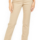 Jeans feminino estilo &amp; co com controle de barriga e perna reta, perfeito cáqui, tamanho 18