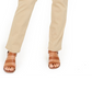 Jeans feminino estilo &amp; co com controle de barriga e perna reta, perfeito cáqui, tamanho 18