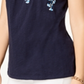 Camiseta Calvin Klein Feminina Estampa Floral de Algodão Azul Tamanho M